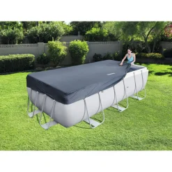 Abdeckplane für Frame Pool, Größe: 396 x 185 cm
