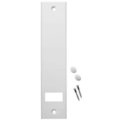 Abdeckplatte 'Standard Maxi' weiß 21,5 cm