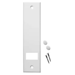 Abdeckplatte 'Standard Maxi' weiß 18,5 cm