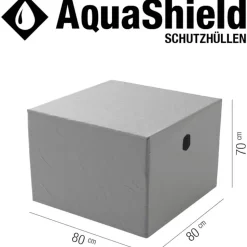 Abdeckung 'AquaShield' für Gartentisch wasserabweisend 80 x 70 x 80 cm