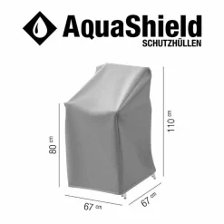 Abdeckung 'AquaShield' für Stapelstuhl 67 x 110 x 67 cm