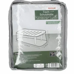 Abdeckung für Gartentisch wasserabweisend 100 x 75 x 150 cm