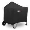 Abdeckung für Holzkohlegrill 'Performance Premium Deluxe' schwarz 118,62 x 101,09 x 123,19 cm
