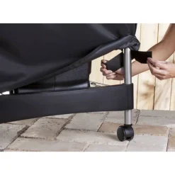 Abdeckung für Holzkohlegrill 'Performance Premium Deluxe' schwarz 118,62 x 101,09 x 123,19 cm