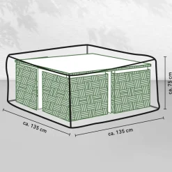 Abdeckung für Sitzgruppe wasserabweisend 135 x 75 x 135 cm