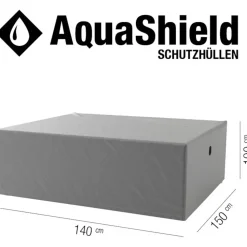 Abdeckung 'AquaShield' für Gartenmöbelset wasserabweisend 140 x 100 x 150 cm