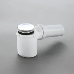 Ablauf für flache Duschwannen, weiß, Ø 52 mm