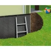 Abschlussprofil 'Fondaline 400' schwarz 200 cm