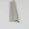 Abschlussprofil für Rückwandplatten, rund, alu silber matt, 2100 mm