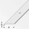 Abschlussprofil Aluminium silber 25 x 6 mm