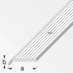 Abschlussprofil Aluminium silber 25 x 6 mm