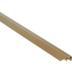 Abschlussprofil clipstech® Aluminium bronzefarben 100 x 3,2 x 1,25 cm