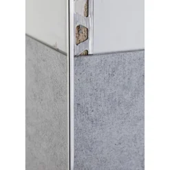 Abschlussprofil 'Neo Vario' Edelstahl silber 2500 x 4,5 mm