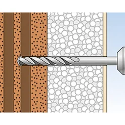 Abstandsmontagesystem 'Thermax 8' für Dämmstoffe 80 bis 100 mm, M6 2 Stück