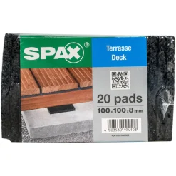 Abstandspads 100 x 100 x 8 mm 20 Stück
