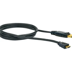 Adapterkabel DisplayPort auf HDMI schwarz 2 m