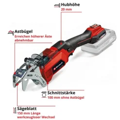 Akku-Astsäge 'GE-GS 18/150 Li - Solo' ohne Akku und Ladegerät