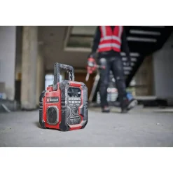 Akku-Baustellenradio 'TE-CR18Li Solo' DAB+FM mit Bluetooth 18 V ohne Akku und Ladegerät