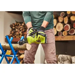 Akku-Einhand-Kettensäge 'One+ HP Brushless RY18PSX15A-120' 18 V 15 cm mit Akku und Ladegerät