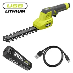 Akku-Gartenschere 'RY4SCA-120' 4 V mit 2,0 Ah Akku und Ladekabel