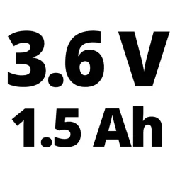 Akku-Gras- und Strauchschere 'GC-CG' mit Teleskopstiel, 3,6 V, 1,5 Ah