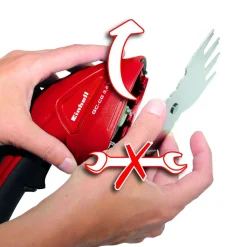 Akku-Gras- und Strauchschere 'GC-CG' mit Teleskopstiel, 3,6 V, 1,5 Ah