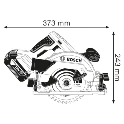 Akku-Handkreissäge 'Professional GKS 18V-57 G' ohne Akku 18 V, mit Transportbox