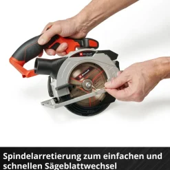 Akku-Handkreissäge 'TE-CS 18/150 Li - Solo' 18 V ohne Akku, Ø 150 mm