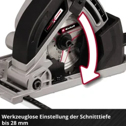 Akku-Handkreissäge 'TE-CS 18/89 Li - Solo' 18 V ohne Akku, Ø 89 mm