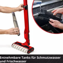 Akku-Hartbodenreiniger 'Cleanexxo' 18 V ohne Akku und Ladegerät
