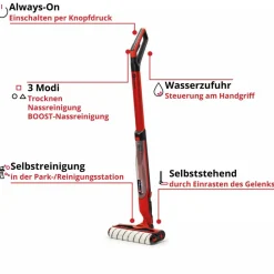 Akku-Hartbodenreiniger 'Cleanexxo' 18 V ohne Akku und Ladegerät
