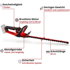 Akku-Heckenschere 'Professional GP-CH 18/50 Li BL-Solo'