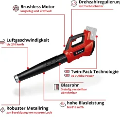 Akku-Laubbläser 'GP-LB 36/210 Li E-Solo' ohne Akku