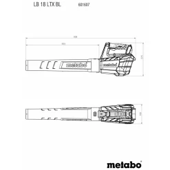 Akku-Laubbläser 'LB 18 LTX BL' ohne Akku