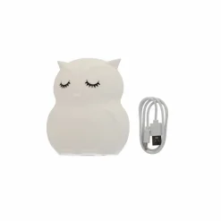 Akku-LED-Nachtlicht 'Eule' weiß 12 cm, mit Farbwechsler