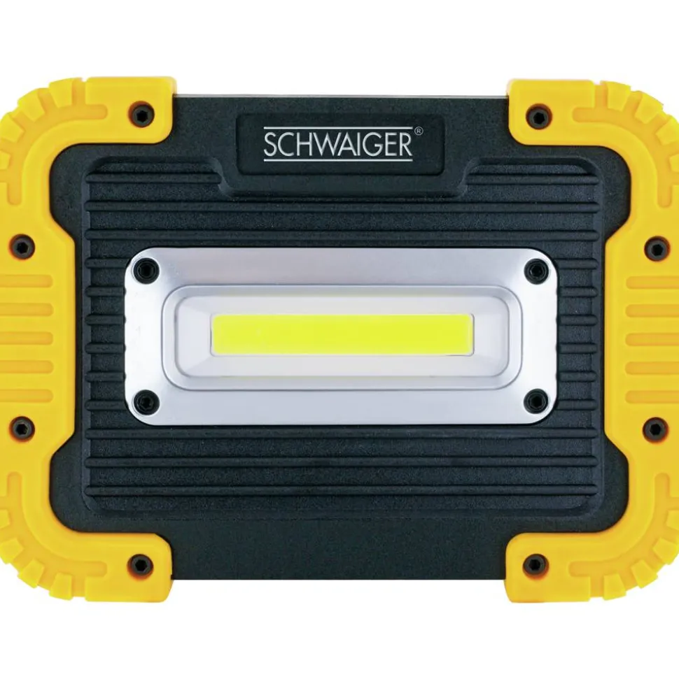 Akku-Multifunktionsstrahler schwarz/gelb 1000 lm 17,5 x 13 x 4,5 cm