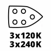 Akku-Multischleifer 'TE-OS 18/150 Li Solo' 18 V ohne Akku