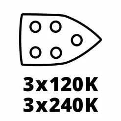 Akku-Multischleifer 'TE-OS 18/150 Li Solo' 18 V ohne Akku
