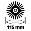 Akku-Oberflächenbürste 'PICOBELLA 18/215' ohne Akku 18 V