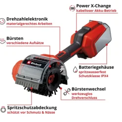 Akku-Oberflächenbürste 'Picobella 18/90' ohne Akku, Power X-Change