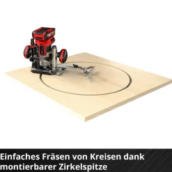 Akku-Ober- und Kantenfräse 'TP-RO 18 Set Li BL - Solo' ohne Akku und Ladegerät