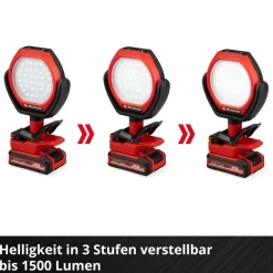Akku-Outdoor-Lampe 'GC-OL 18/1500 Li-Solo' ohne Akku und Ladegerät 18 V 1500 lm