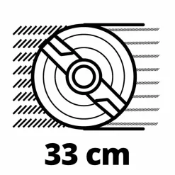 Akku-Rasenmäher 'GE-CM 18/33 Li-Solo' ohne Akku und Ladegerät, bis 200 m²