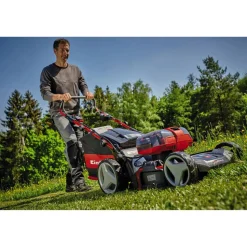 Akku-Rasenmäher 'GP-CM 36/47 S HW Li' mit 4 x 18 V Akkus und 2 Ladegeräten, bis 700 m²