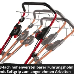 Akku-Rasenmäher 'GP-CM 36/47 S HW Li' mit 4 x 18 V Akkus und 2 Ladegeräten, bis 700 m²