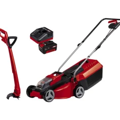 Akku-Rasenmäher-Set 'GE-CM 18/30 Li CT' 18 V mit Akku, 4-teilig, bis 150 m²