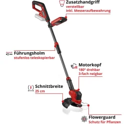 Akku-Rasentrimmer 'GE-CT 18/25 Li-Solo' ohne Akku und Ladegerät