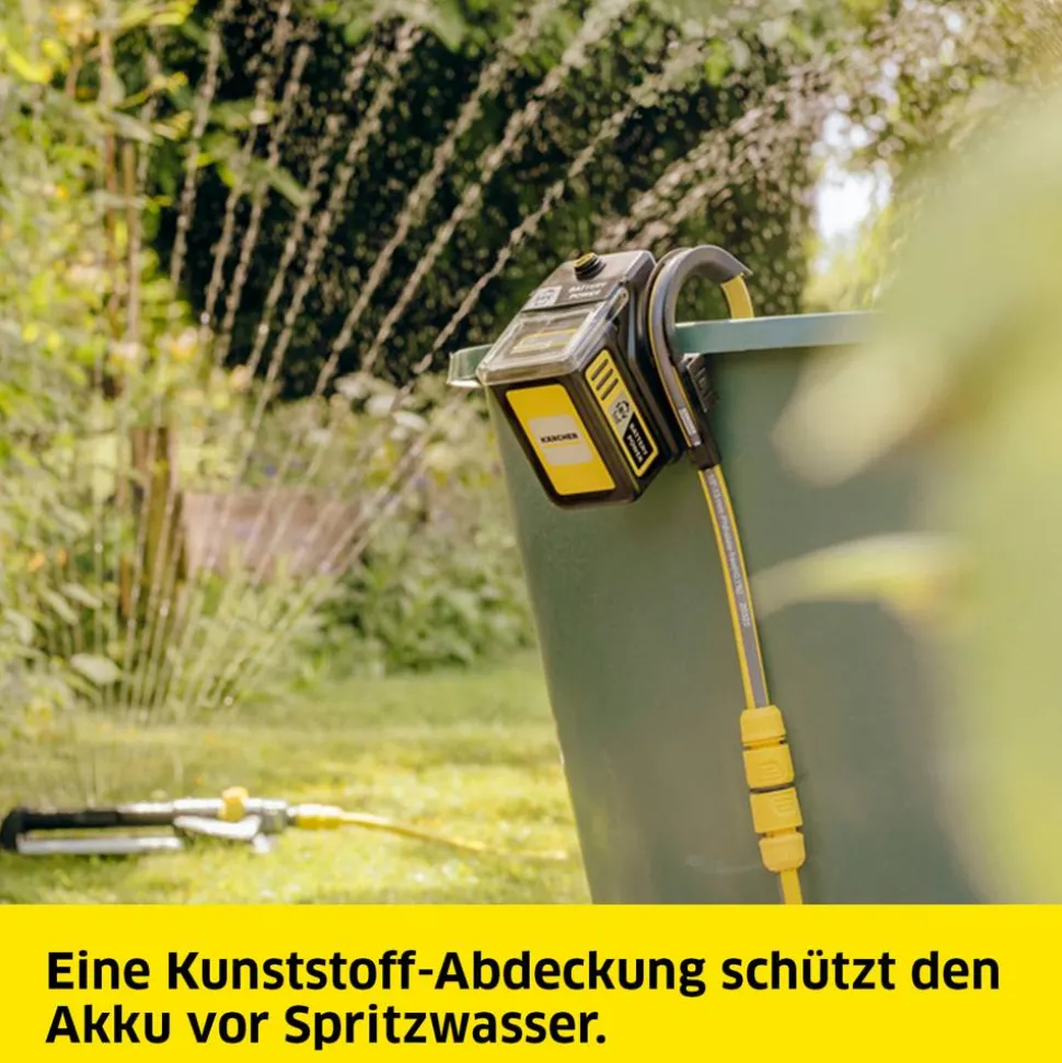Akku-Regenfasspumpe 'BP 2.000-18 Barrel' 80 W 2000 l/h ohne Akku und Ladegerät