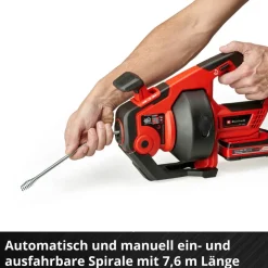 Akku-Rohrreiniger 'TE-DA 18/760 Li Solo' 18 V