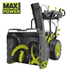 Akku-Schneefräse 'Brushless Max Power RY36STX61A-250' 36 V inklusive 2 Akkus und Ladegerät